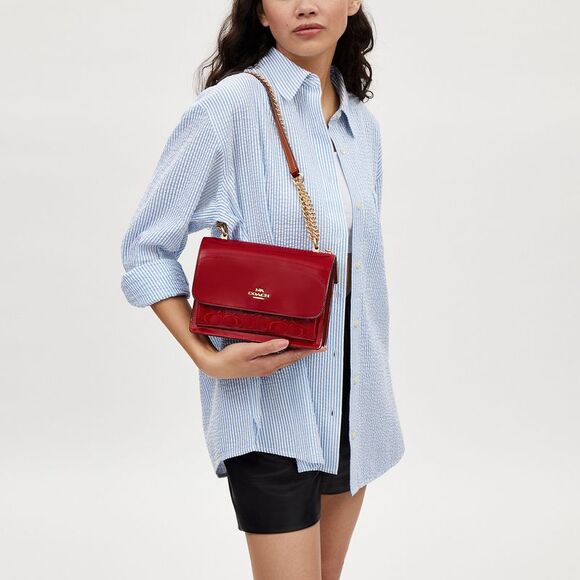 NWT Coach Outlet Klare Crossbody Bag In Signature Leather - Picture 6 of 7